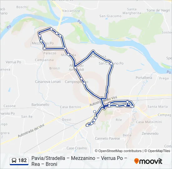 182  Line Map