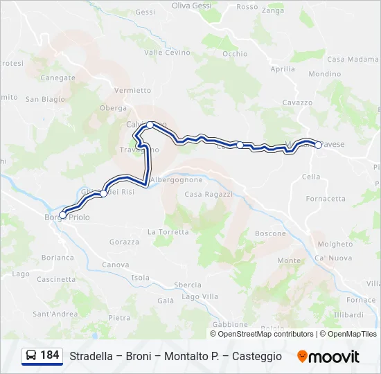 184  Line Map