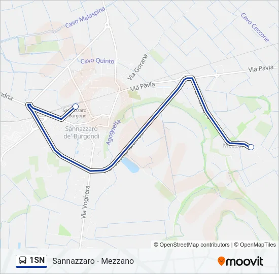 1SN  Line Map