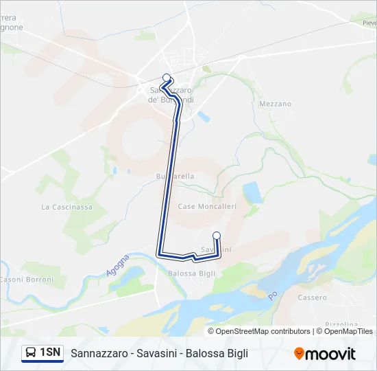 1SN  Line Map
