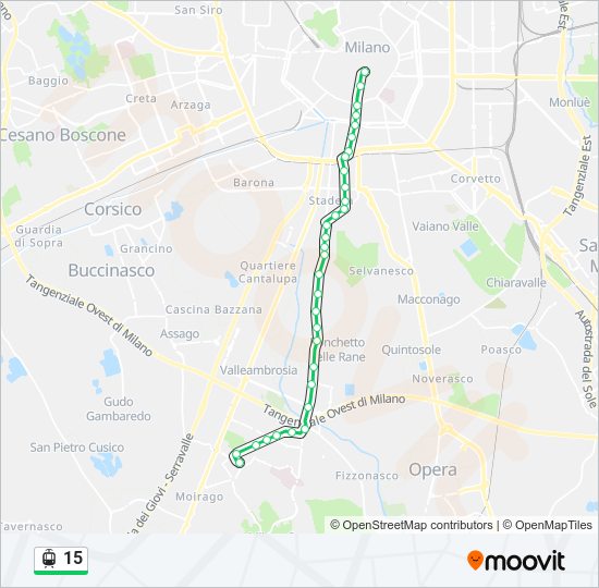 15 light rail Line Map