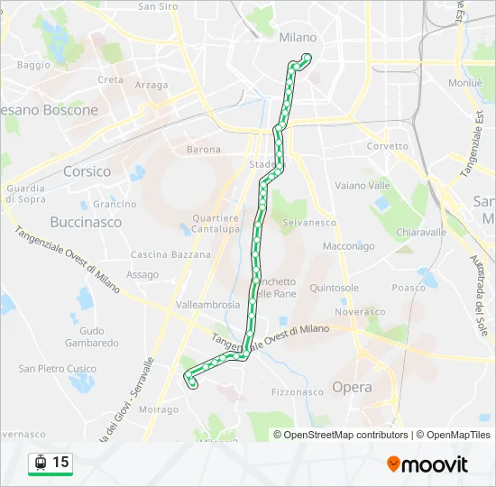 15 Light Rail Line Map
