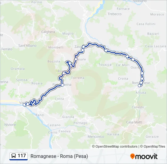 117  Line Map