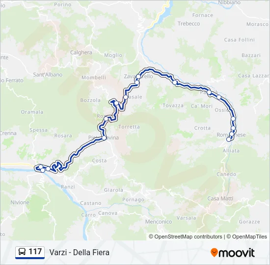 117  Line Map