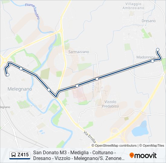 Z415  Line Map