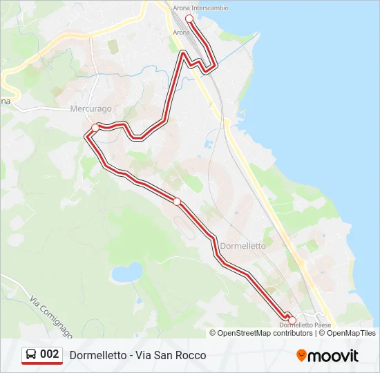 002 Bus Line Map
