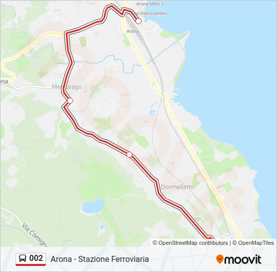 002 Bus Line Map