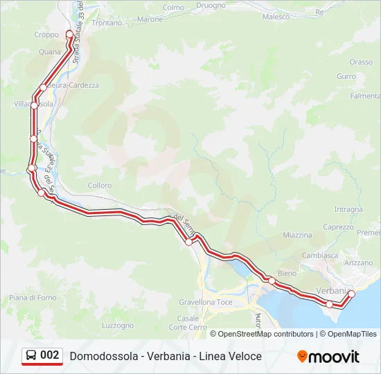 002 Bus Line Map
