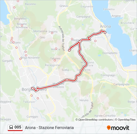 005 Bus Line Map