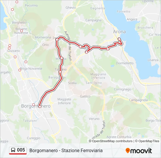 005 Bus Line Map
