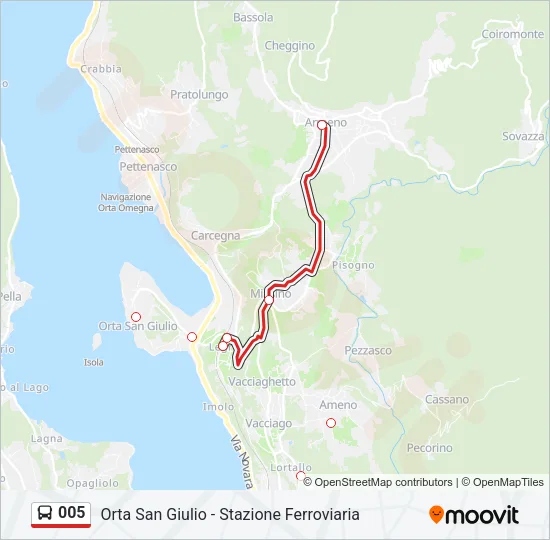 005 Bus Line Map