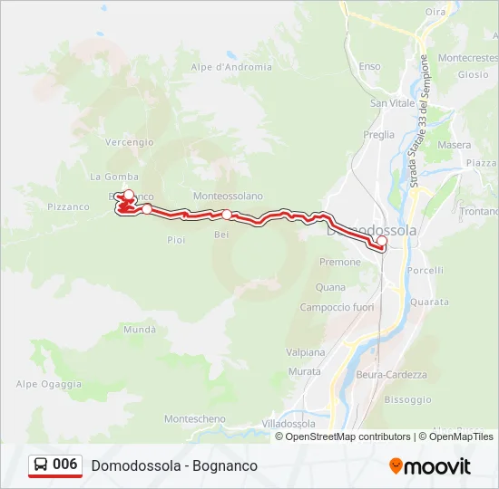 006 Bus Line Map