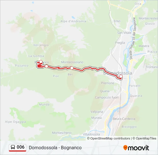 006 Bus Line Map