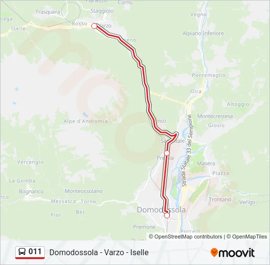 011 Bus Line Map