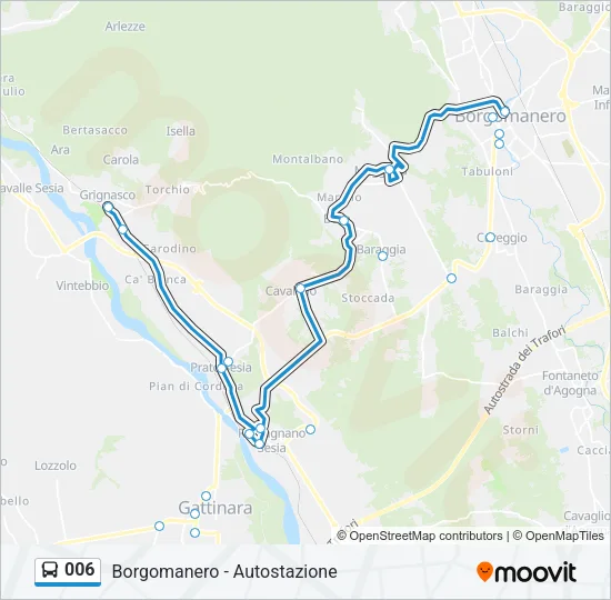 006 Bus Line Map