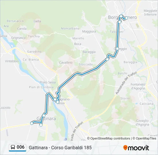 006 Bus Line Map