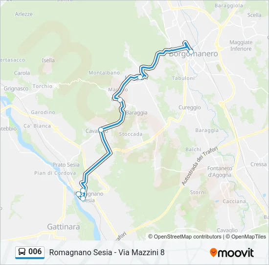 006 Bus Line Map