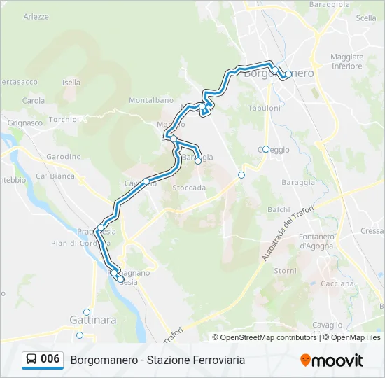 006 Bus Line Map