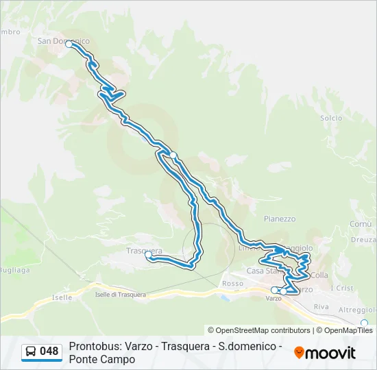 048 Bus Line Map