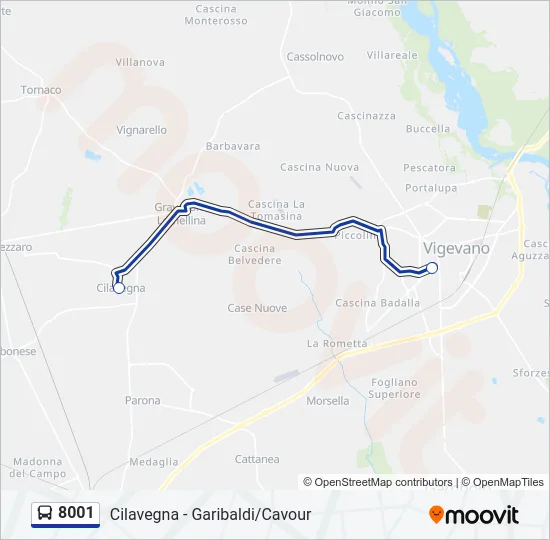 8001  Line Map