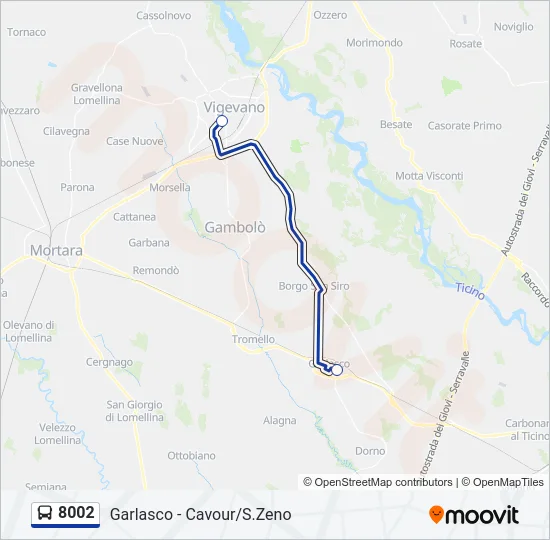 8002  Line Map