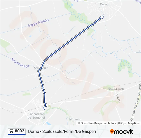 8002  Line Map
