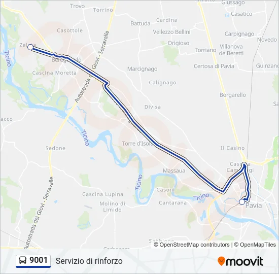 9001  Line Map