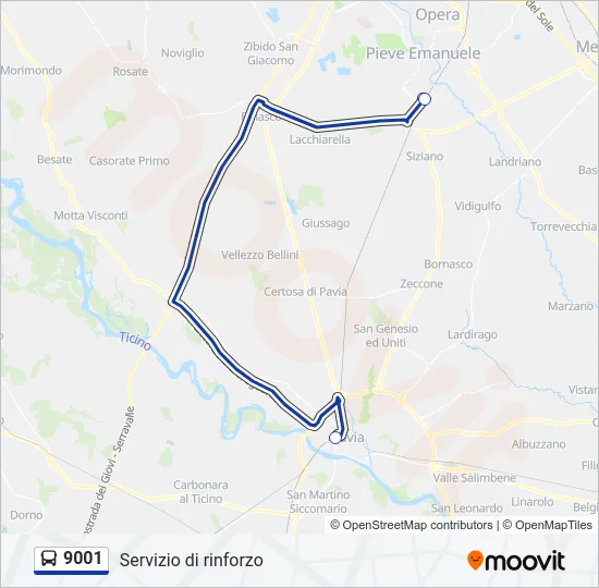 9001  Line Map
