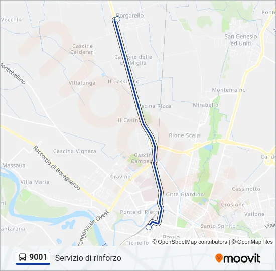 9001  Line Map