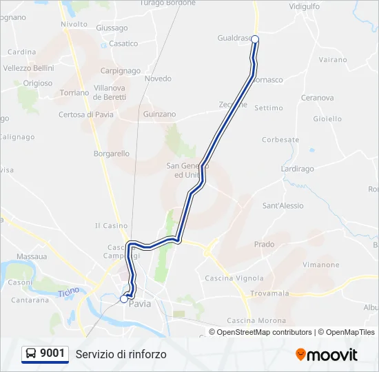 9001  Line Map