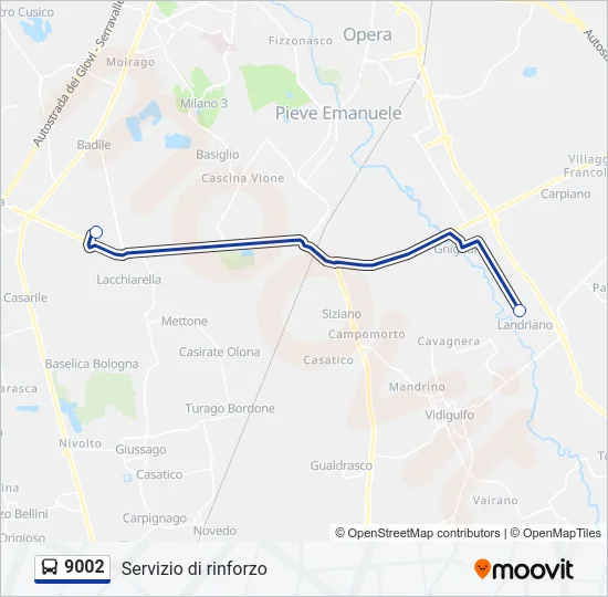 9002  Line Map