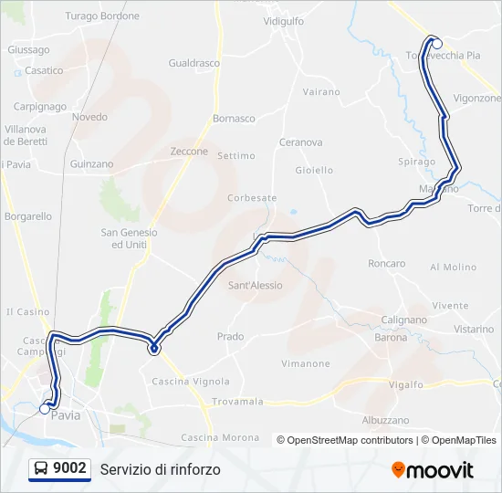 9002  Line Map