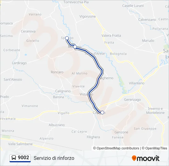 9002  Line Map