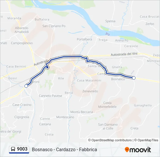 9003  Line Map