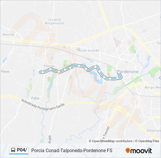 P04/ bus Line Map