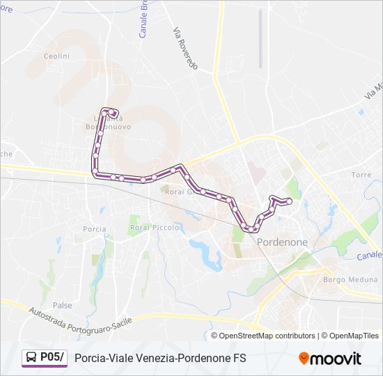 P05/ bus Line Map