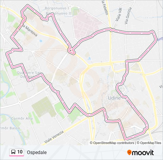 10 bus Line Map