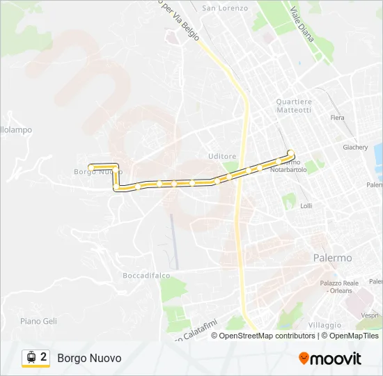 2 Light Rail Line Map
