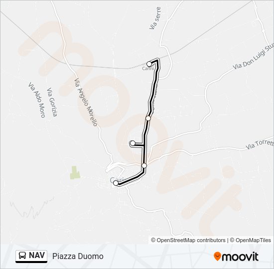 NAV Bus Line Map