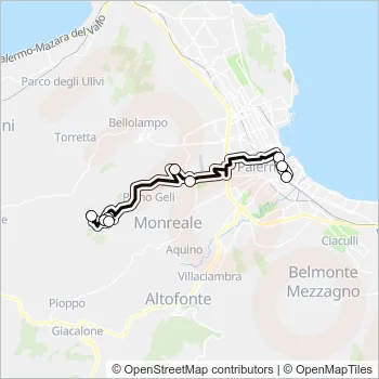 BUS Line Map