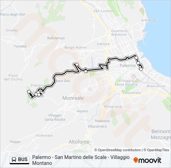 BUS Line Map