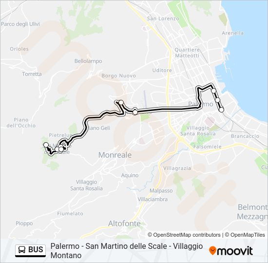 BUS Line Map