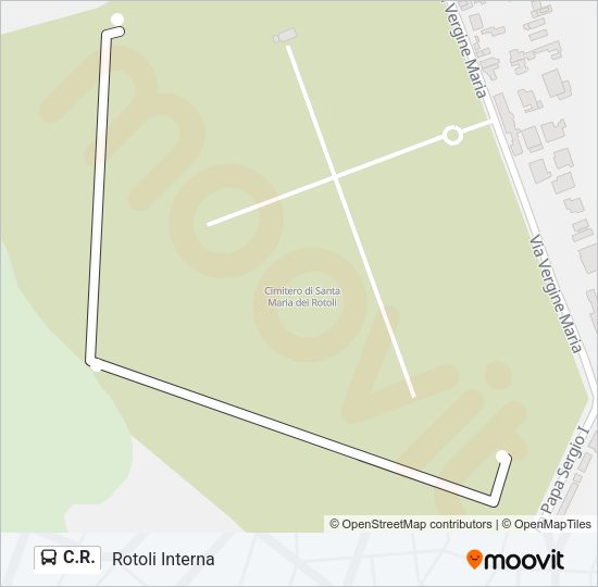 C.R. Bus Line Map