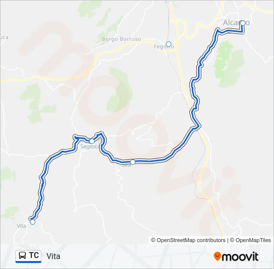 TC Bus Line Map