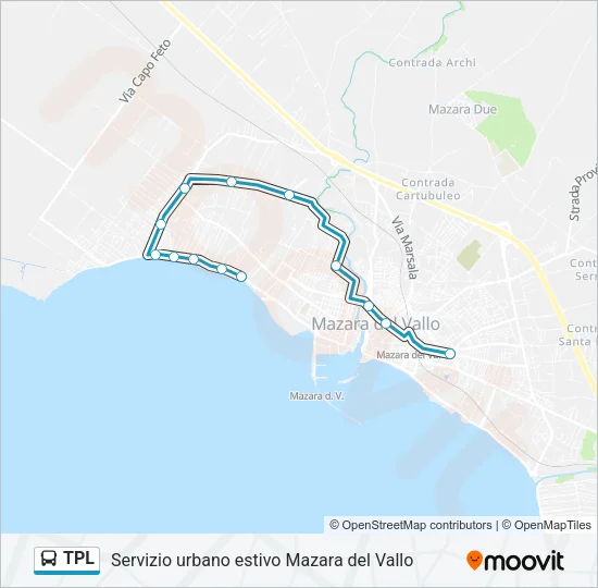 TPL Bus Line Map