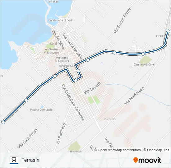 CRACCHIOLO Bus Line Map