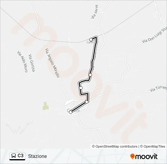C3 Bus Line Map