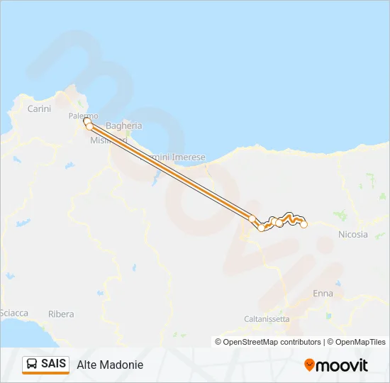 SAIS Bus Line Map