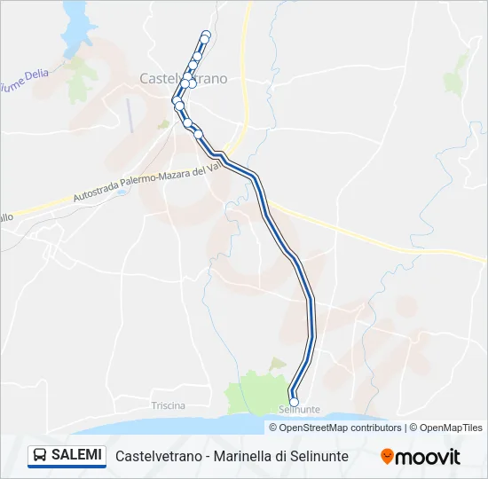 SALEMI Bus Line Map