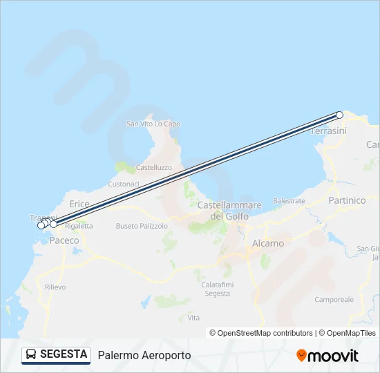 SEGESTA Bus Line Map